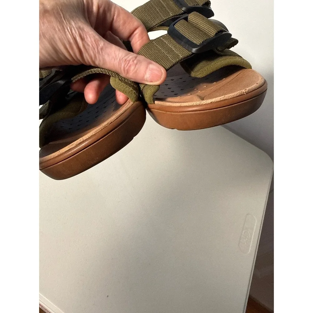 Astral P-Link Mens Sandals Olive Green Tan Outdoor Hiking Water Shoes Buckle 10